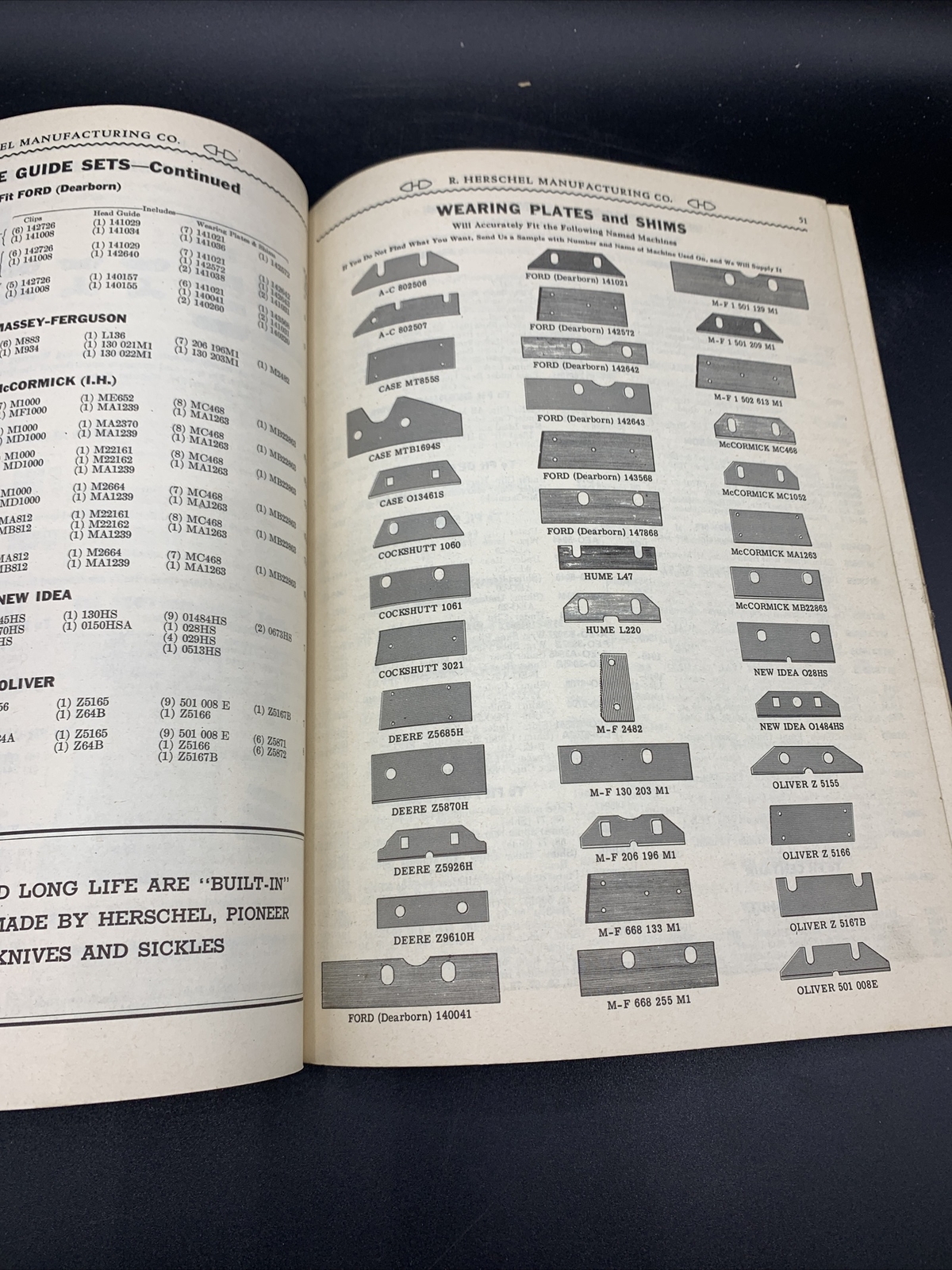 1959 Des Moines Iron Co Repair Parts Catalog Mowers/Combines/Swathers/Harvester