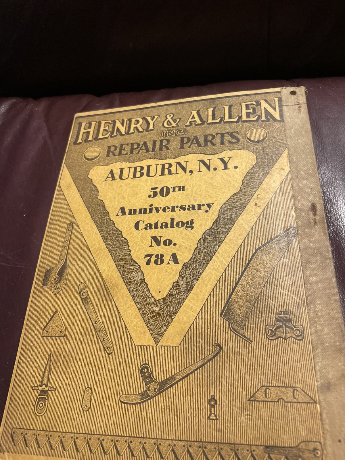 50th Anniversary Henry & Allen Catalog No. 78A Agricultural Machinery Repair 57