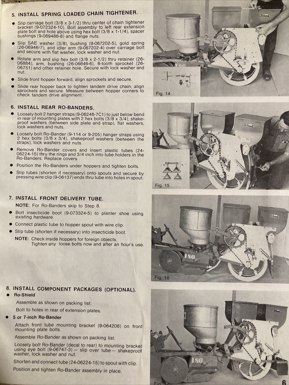 GANDY ROW APPLICATOR SYSTEM PRESS WHEEL PLANTERS TRACTOR OPERATORS MANUAL
