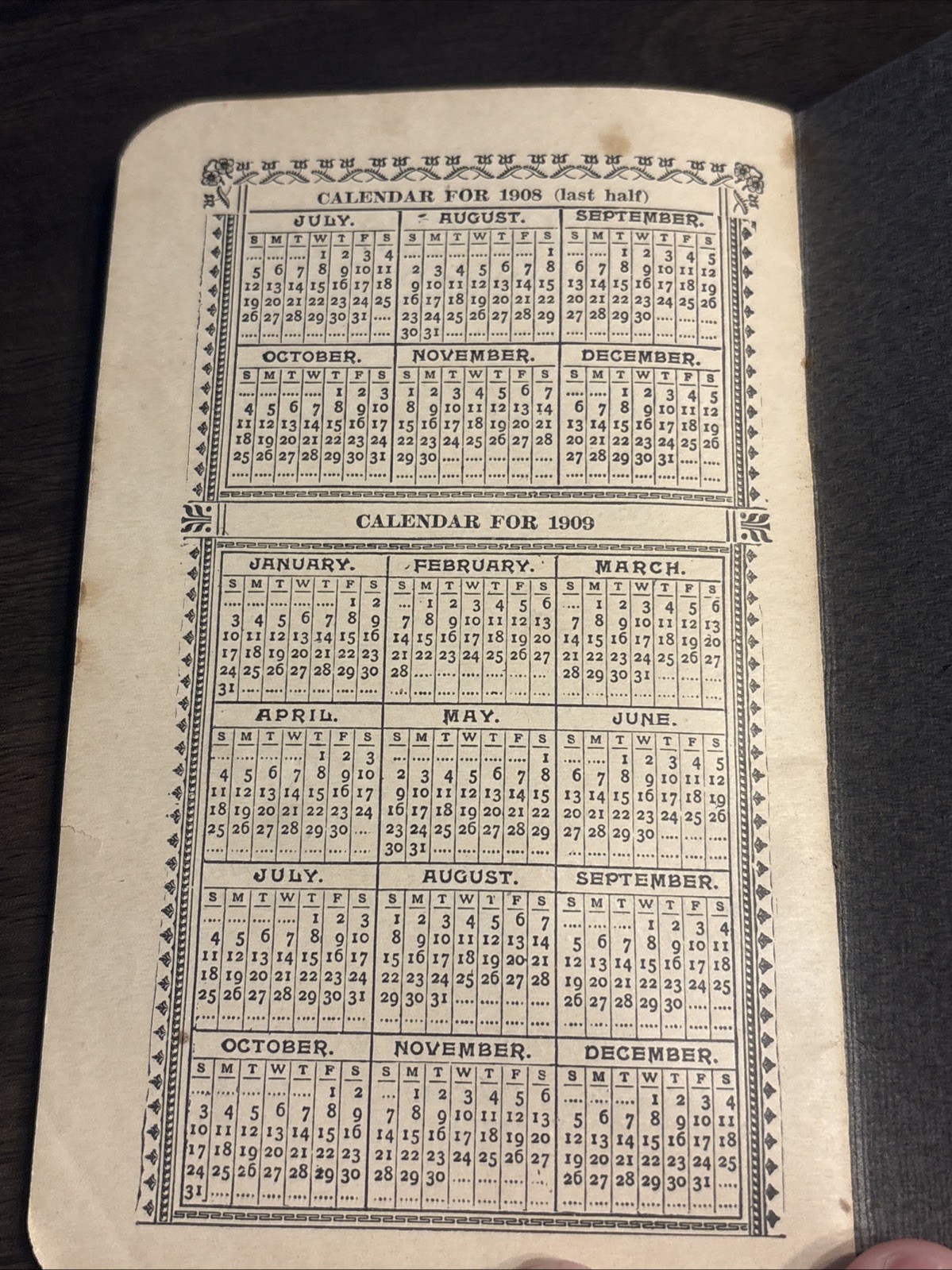UNUSED Vintage 1908 Farmer’s Notebook – Farm Advertising