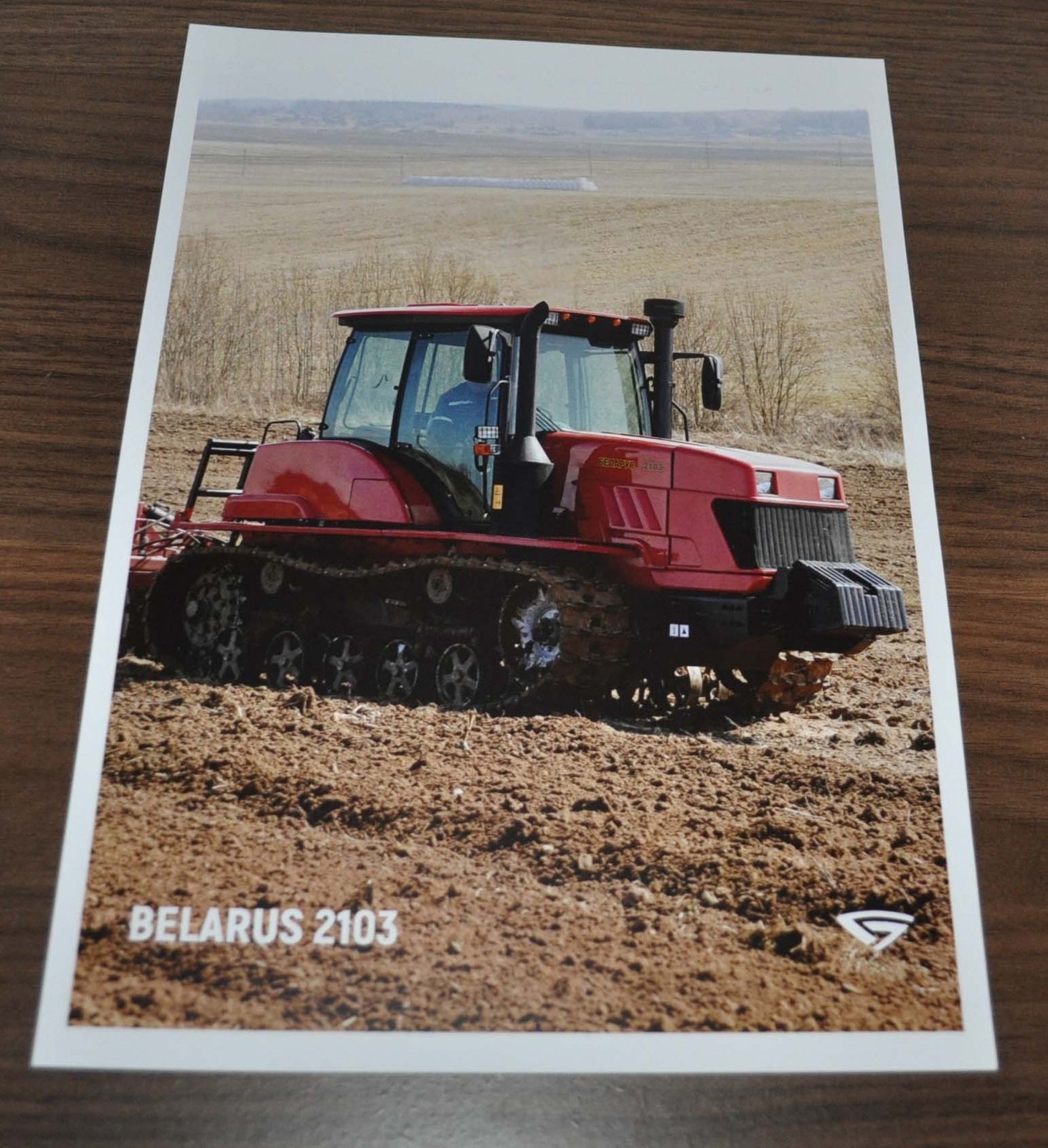 MTZ Belarus 2103 Crawler Tractor Agricultural Machinery Brochure Prospekt