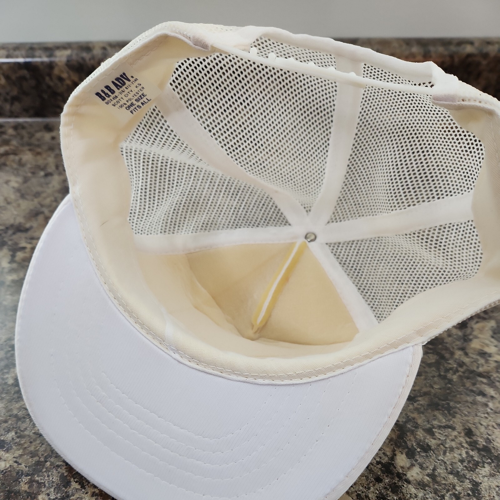 Vintage Roll Over Truck Tarp Spencer Canvas Snapback Trucker Hat South Dakota