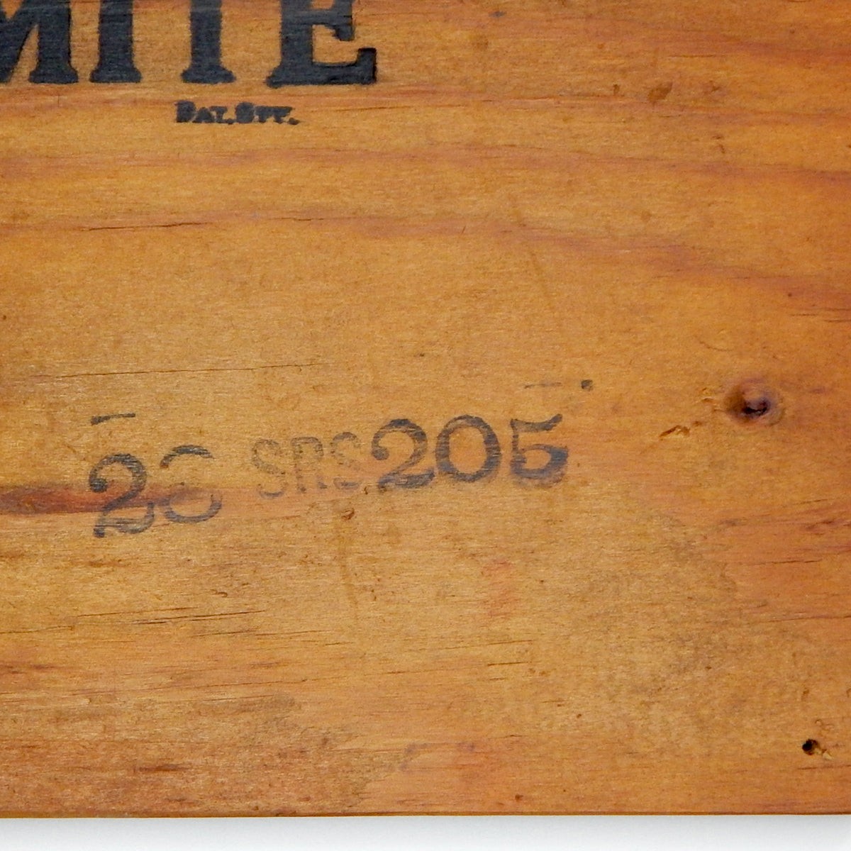 Vintage Hercules Gun Powder Crate Face
