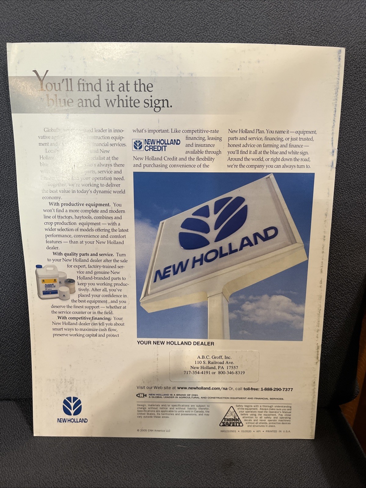 New Holland 565-580 Baler Sales Brochure