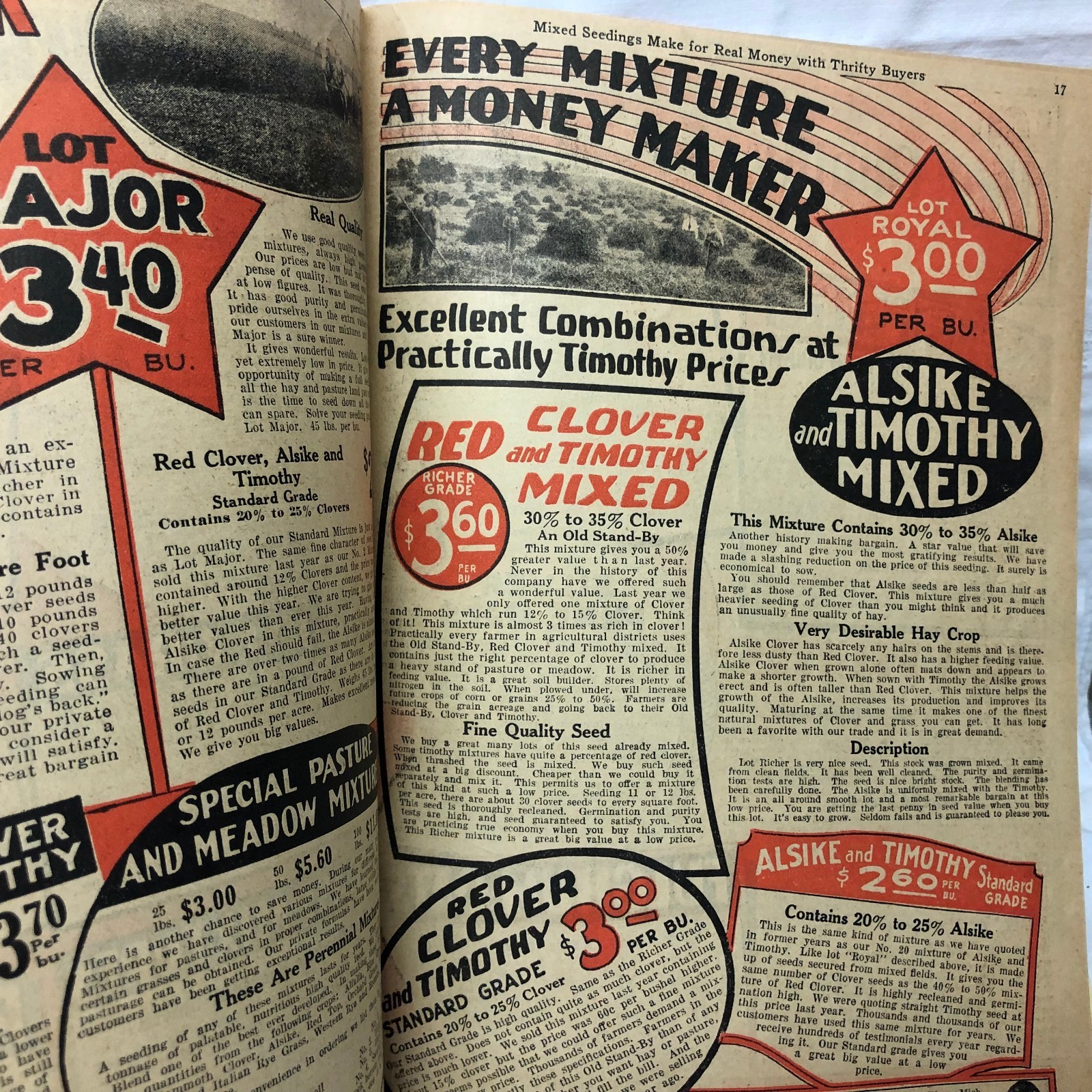Vintage 1920-30&rsquo;s America&rsquo;s Field Seed Co. Booklet Farming
