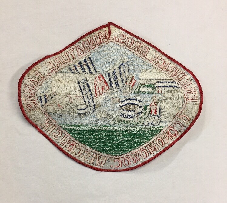 Vintage Patch Fredrick Bros Miniature Farms Oconomowoc, Wi. Large 9&Prime; X 7 1/2&Prime;