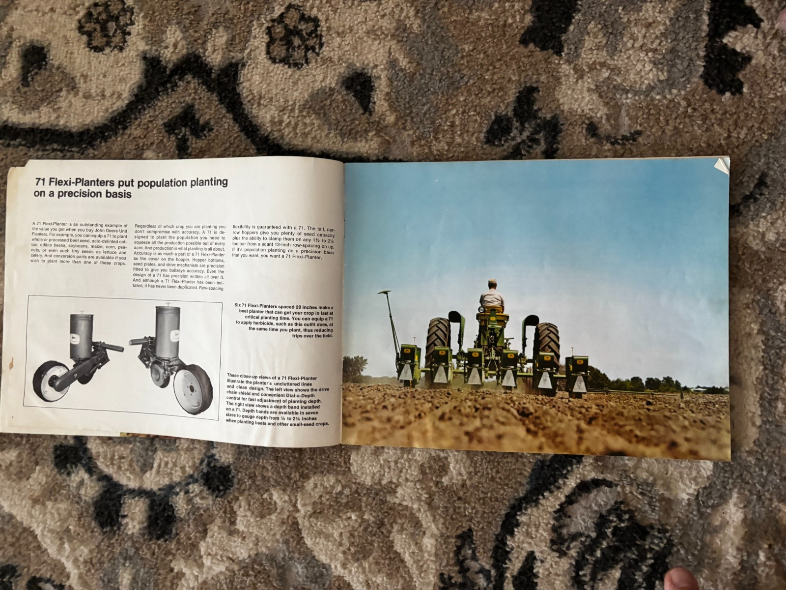 John Deere Unit Planters for 1969 Brochure DCPA26