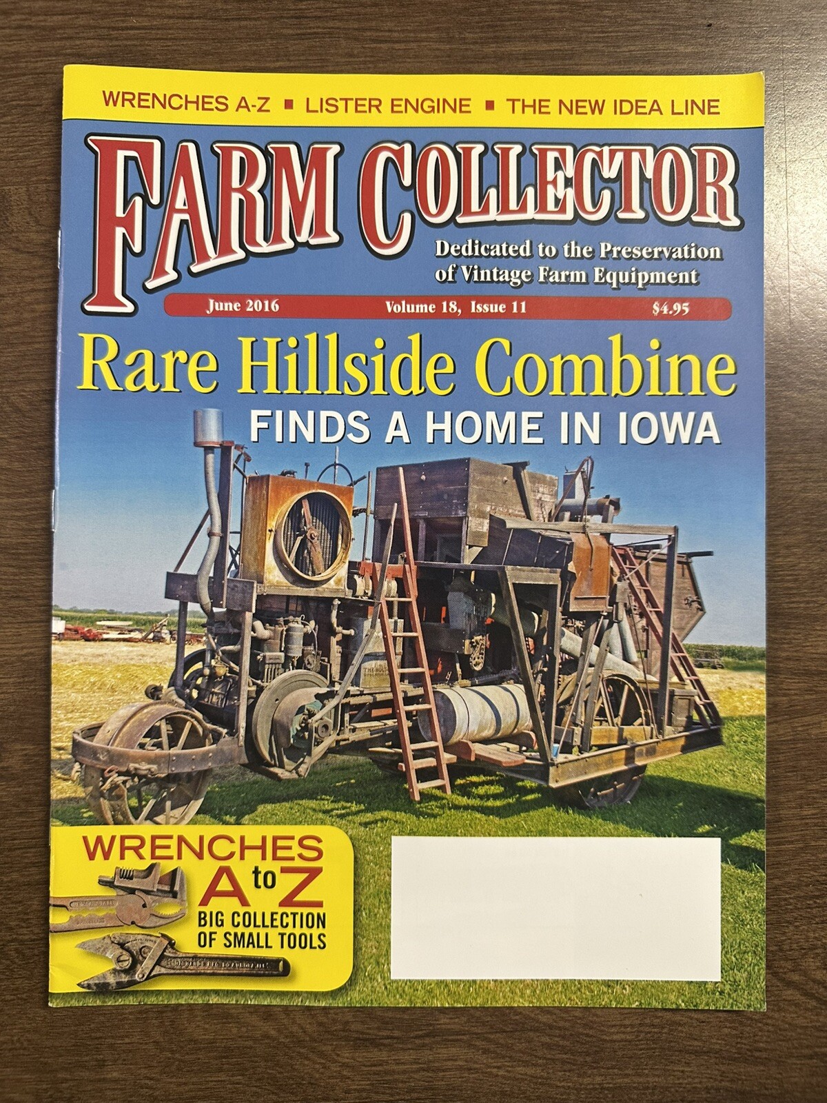 Farm Collector Magazine Lot 2016 Jun–Oct Antique Tractors Farming Issues Set