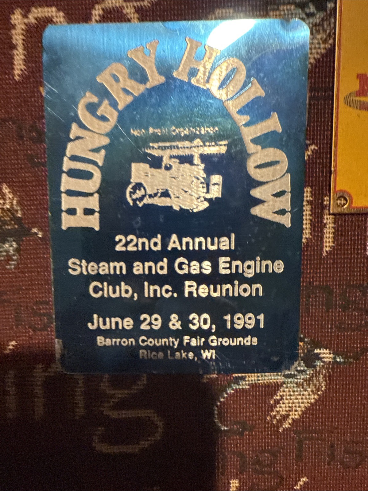 Lot Of 6 Wisconsin Steam Engine Hit & Miss Antique Tractor Show Exhibitor Plaque