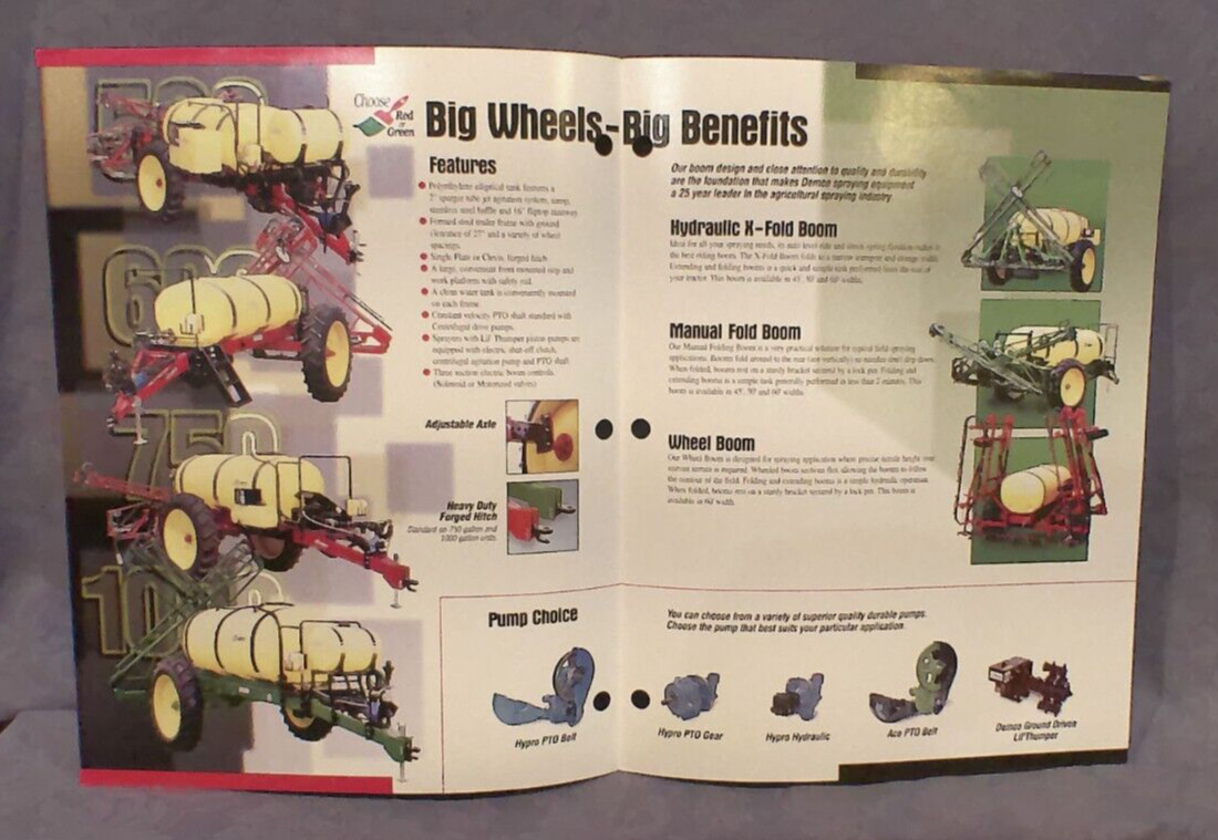 Demco « Doing Our Best To Provide You The Best » Big Wheel Sprayers Sales Brochure