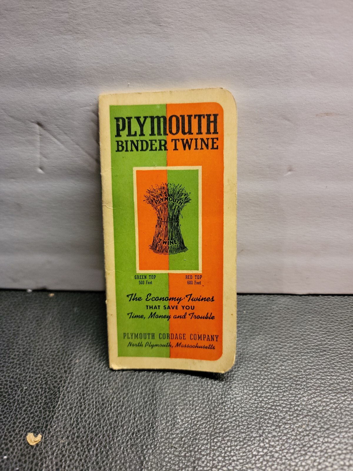 1941 – 1942 PLYMOUTH BINDER TWINE Note Pad / Calendar/ Farming