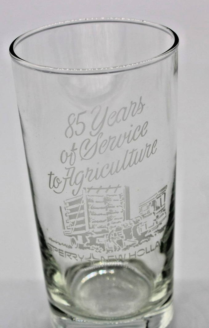 Sperry New Holland 85 Years of Service Drinking Glass Set of 8