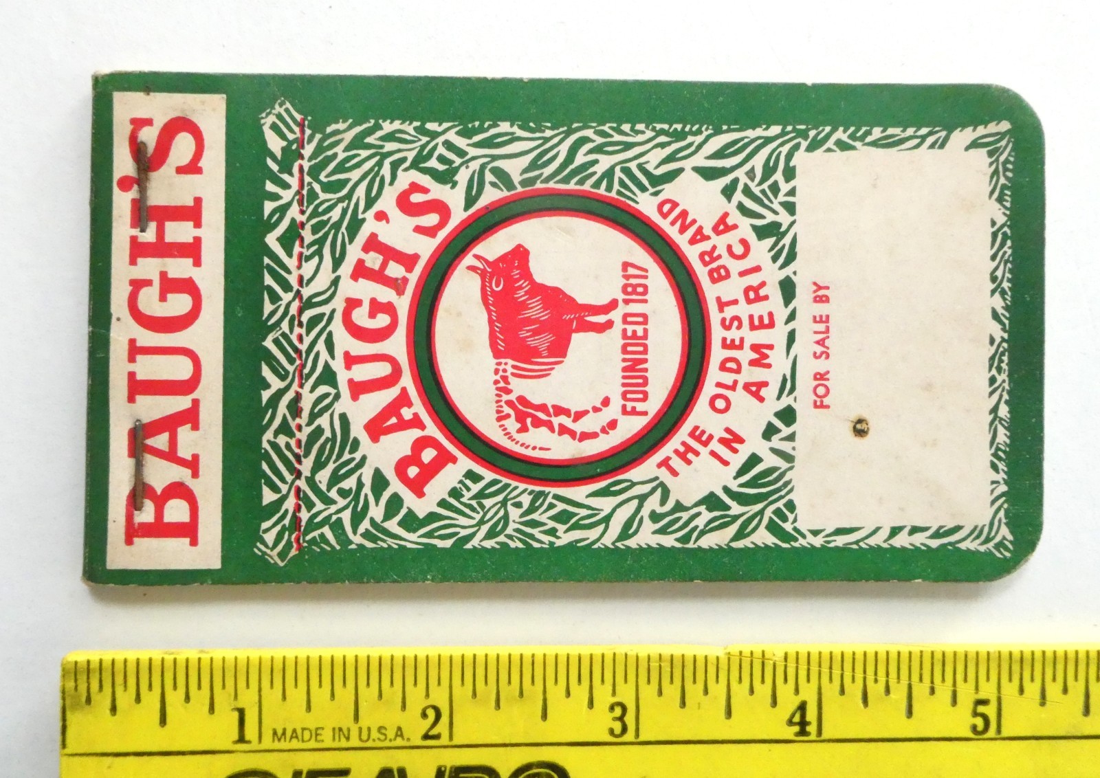 Baugh&rsquo;s Premium Plant Food & Soil Builder Advertising Notebook VTG Fertilizer