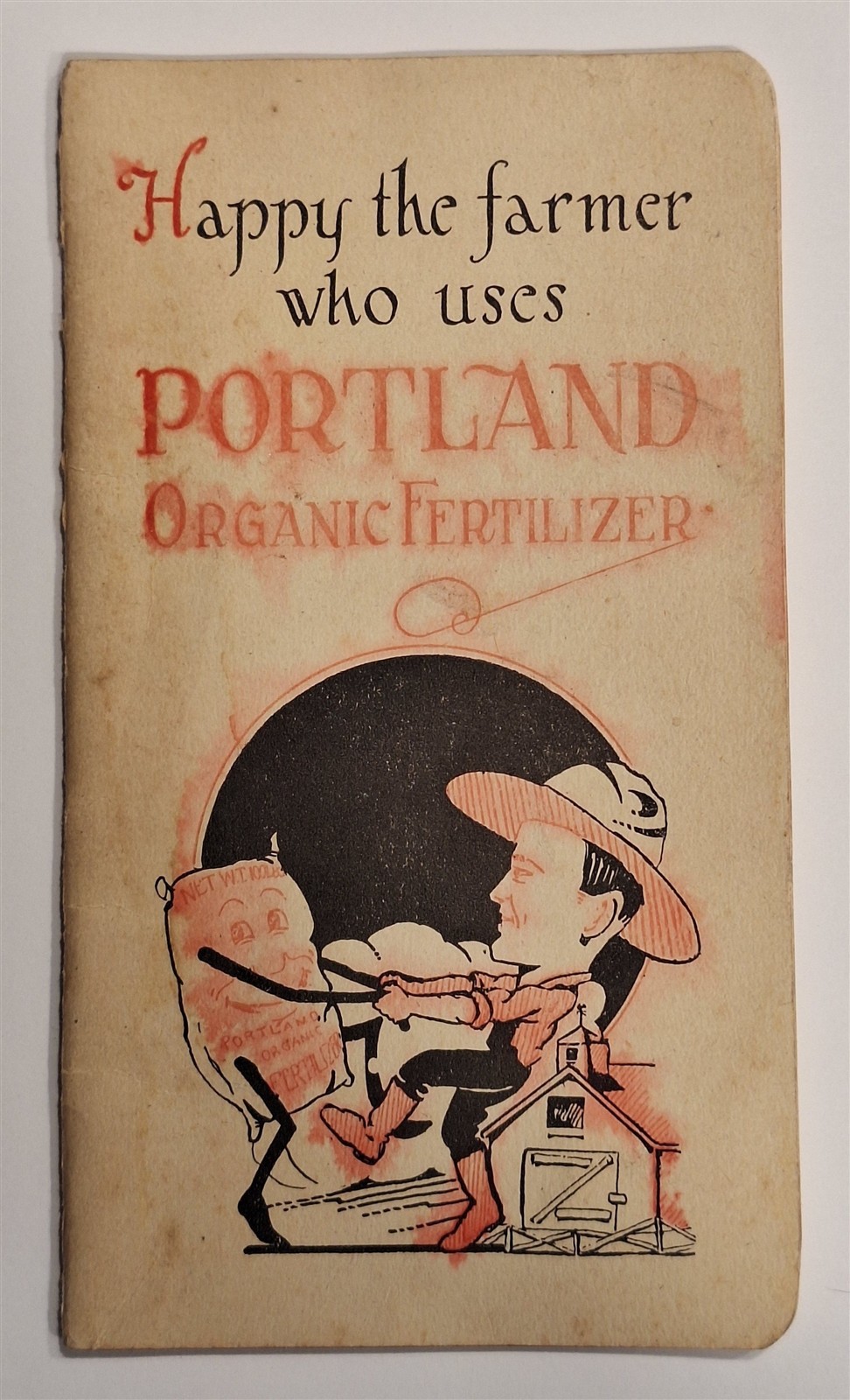 Antique Portland Organic Fertilizer Booklet Calendar 1922–1923 Maine Advertising