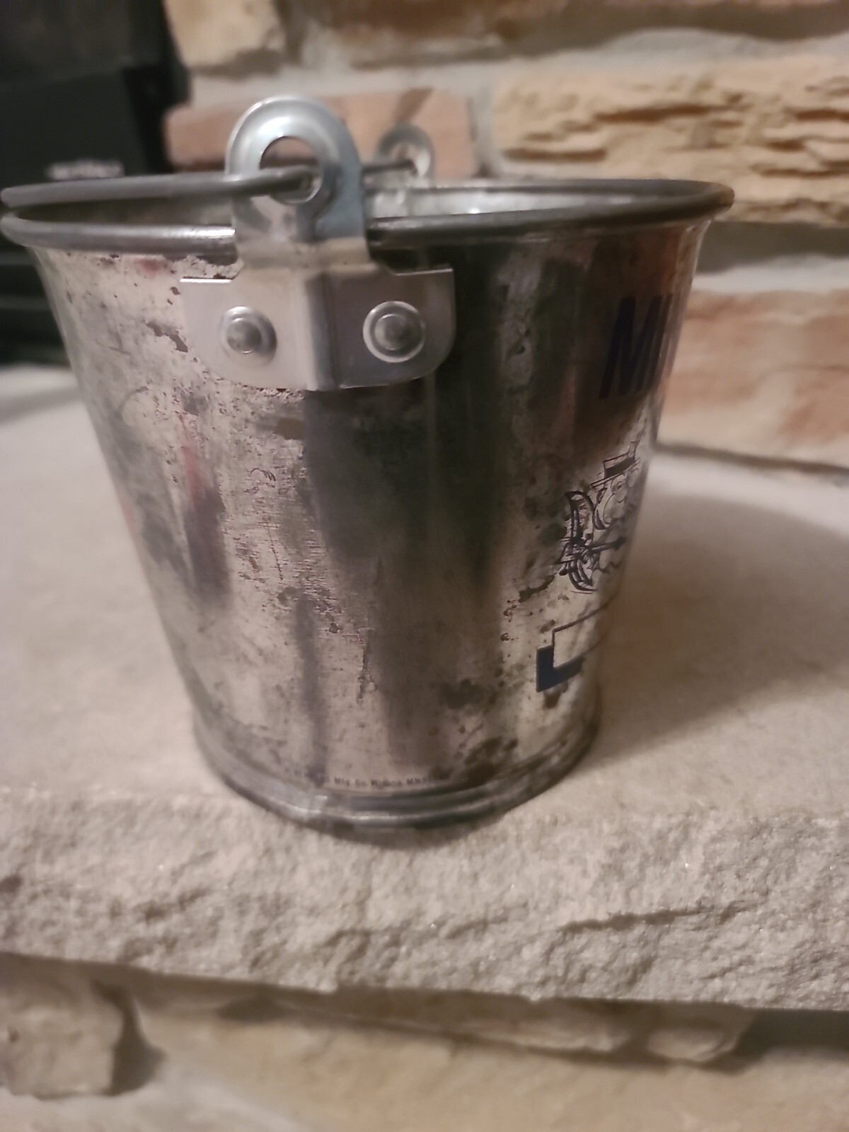 MINNESOTA STATE FAIR 6&Prime; BUCKET PAIL ADVERTISING A W HOLTE SALES ST PAUL