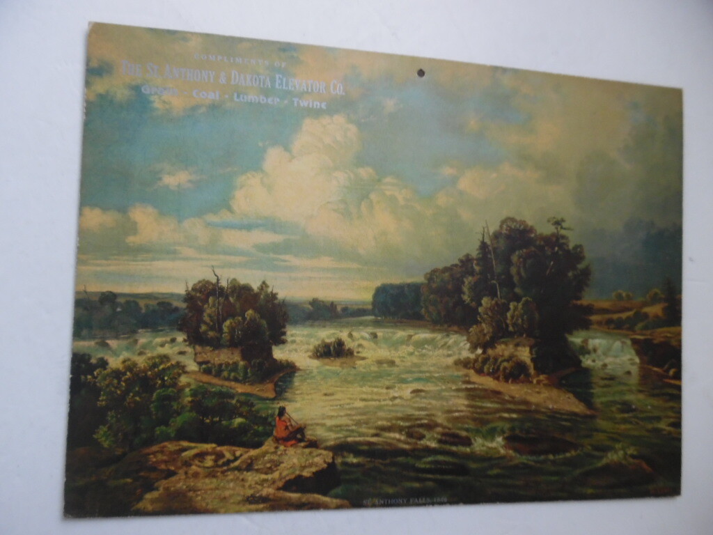 c.1915 St Anthony & Dakota Elevator Co. Advertising Calendar Top Picture Antique