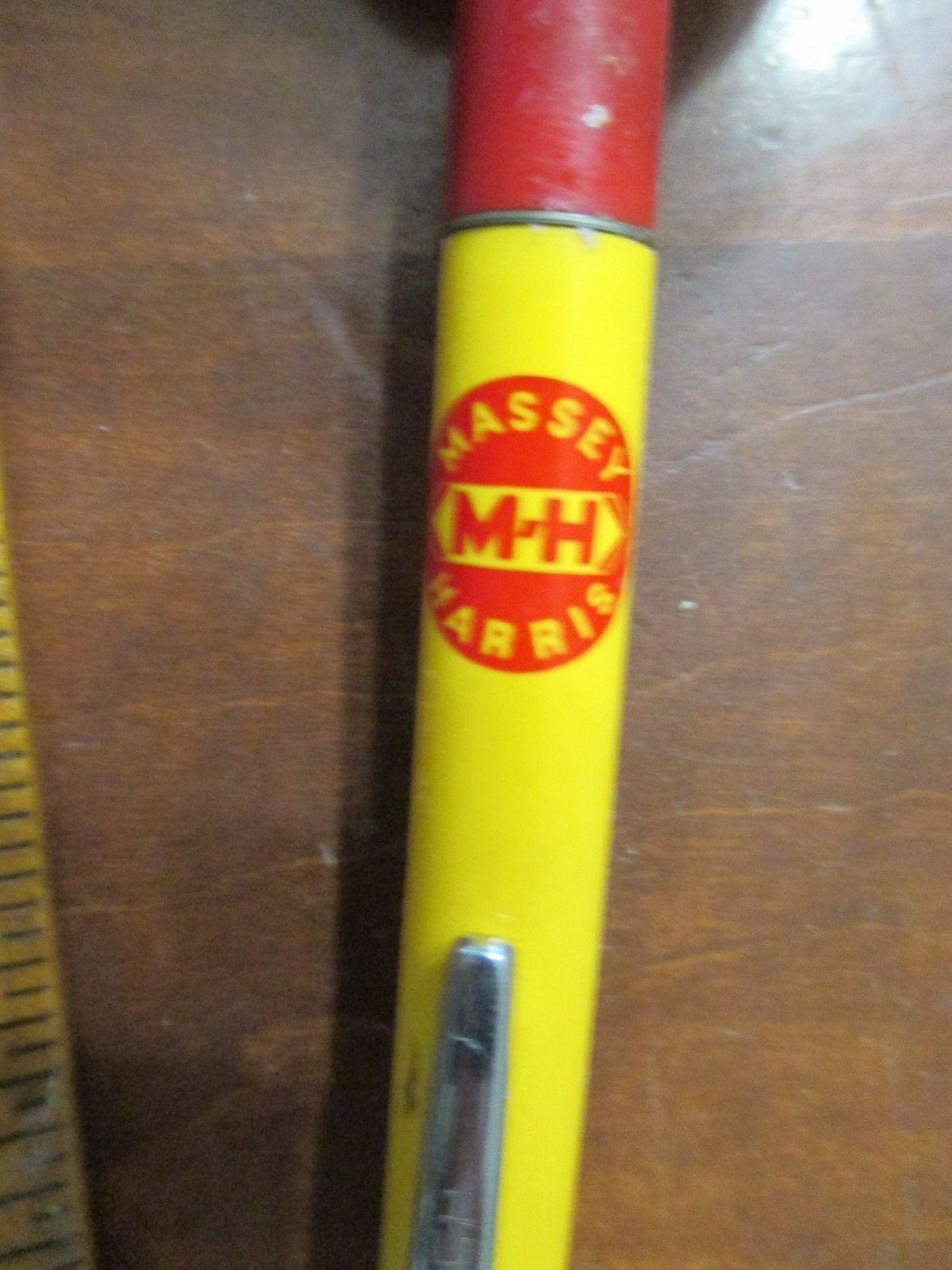Set of 2 Massey-Harris tractor advertising items, mech.pencil, key chain, Ohio