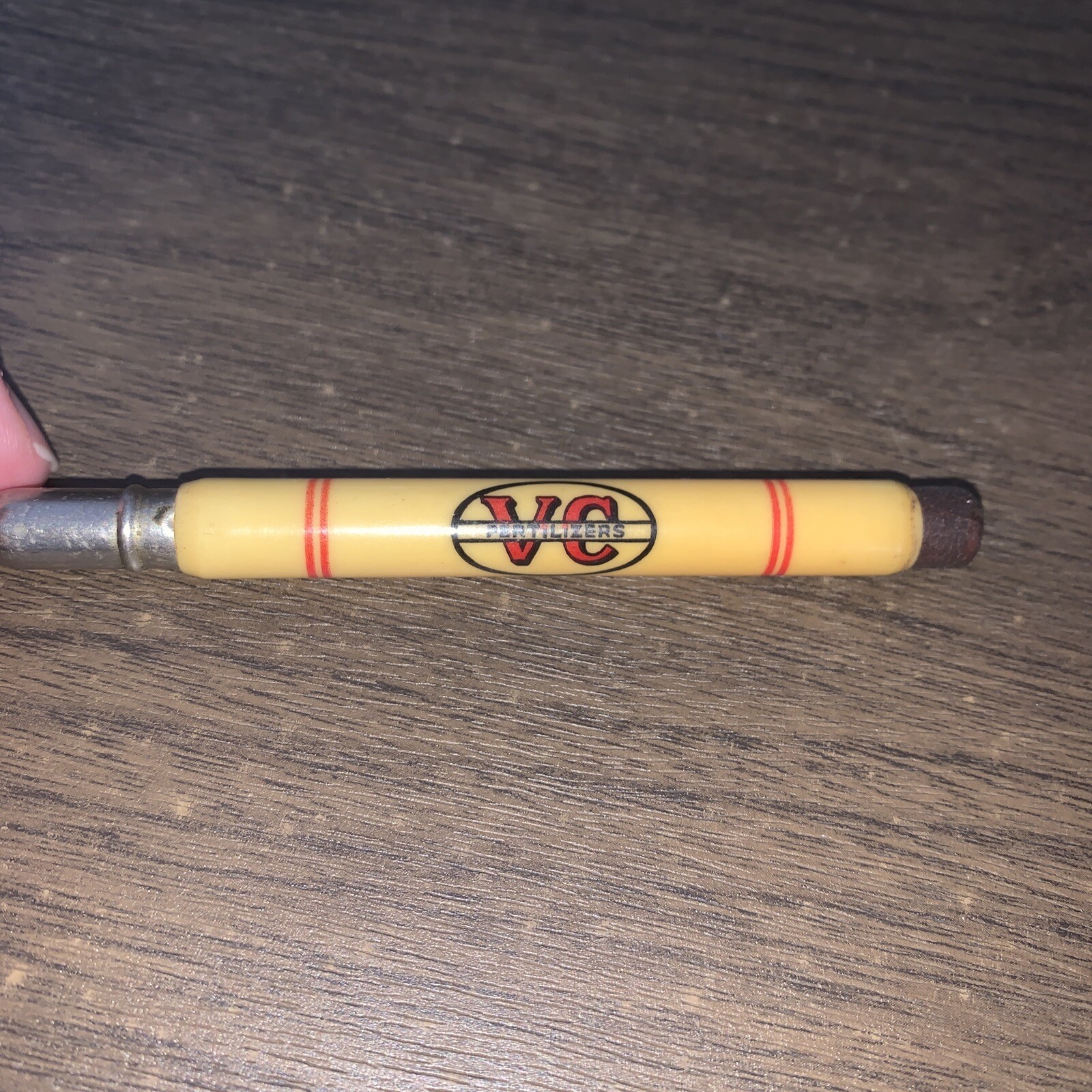 Vintage Advertising Advertisement Bullet Pencil VC FERTILIZERS