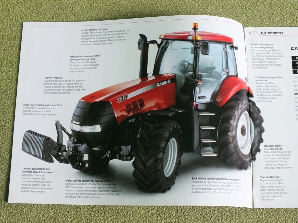 CASE IH MAGNUM 225 / 250 / 280 / 310 Tractors Brochure Prospekt 2006