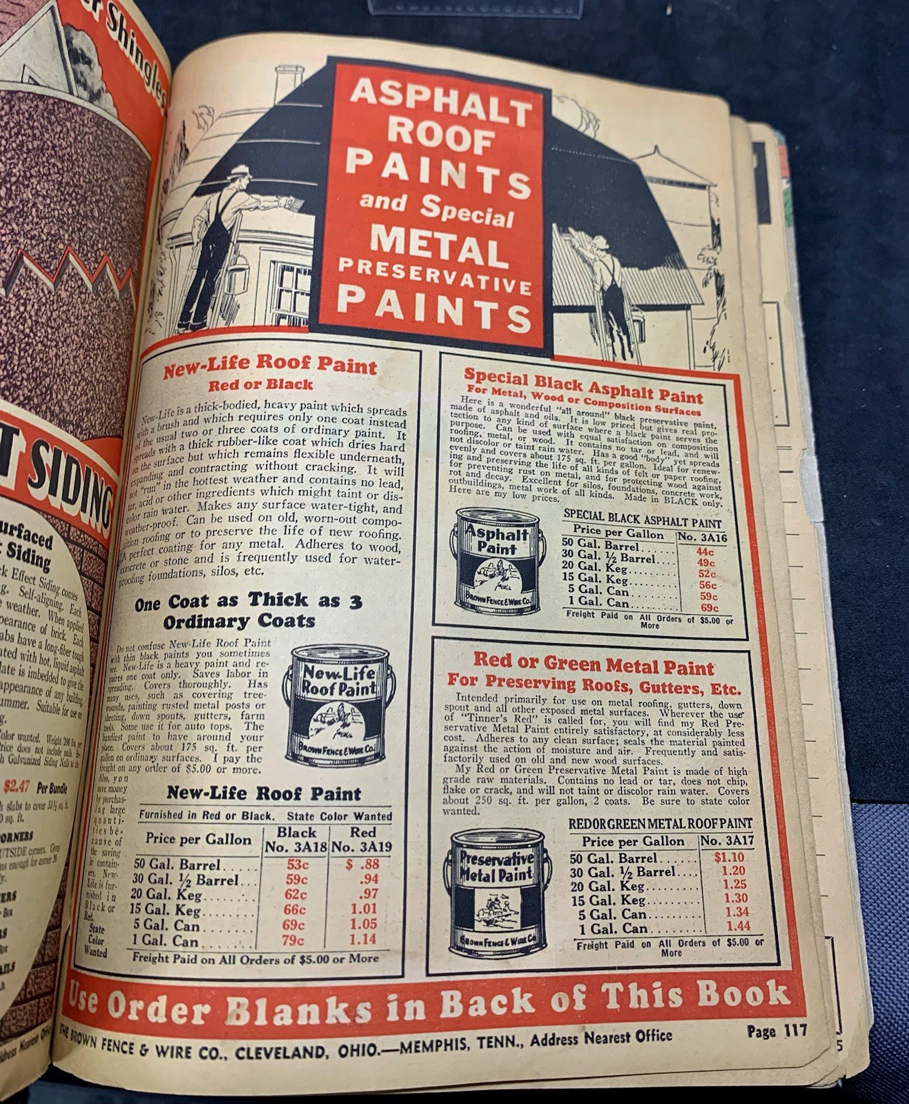 JIM BROWN&rsquo;S 1935 BARGAIN BOOK – THE BROWN FENCE & WIRE CO.- Catalog