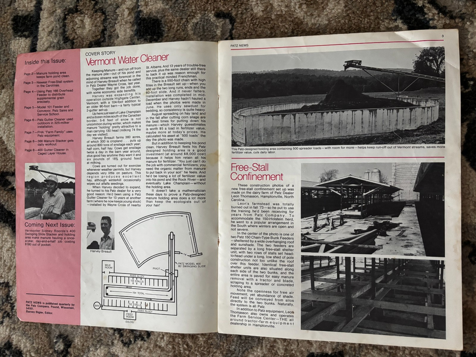 Patz Company News Magazine For 3rd Quarter 1974 Brochure DCPA26