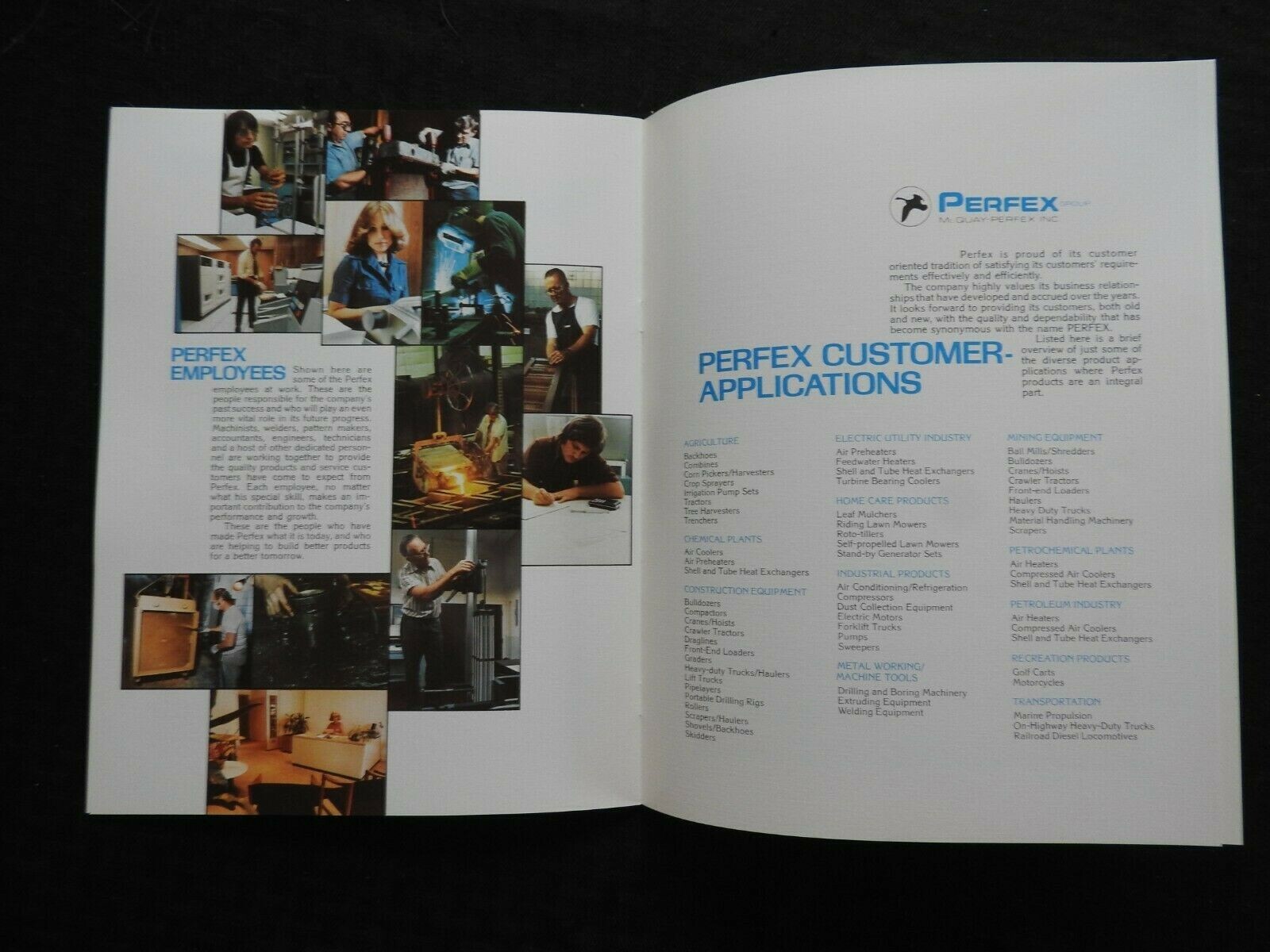 c1980 McQUAY-PERFEX AUTOMOTIVE INDUSTRY SALES RADIATORS ETC BROCHURE DAIKIN