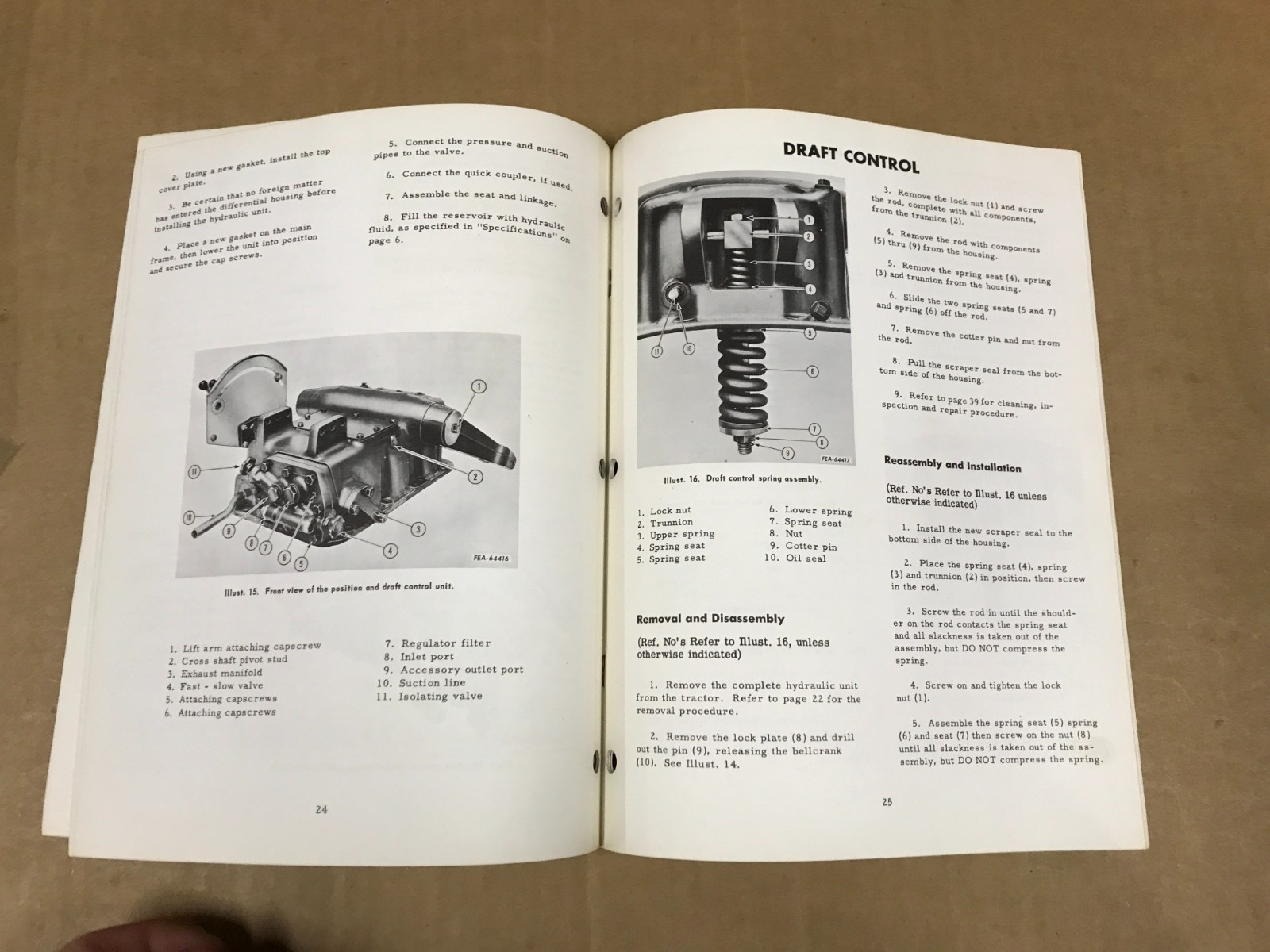 Vintage Blue Ribbon Service – Hydraulic System & Hitch For B-414 Tractors