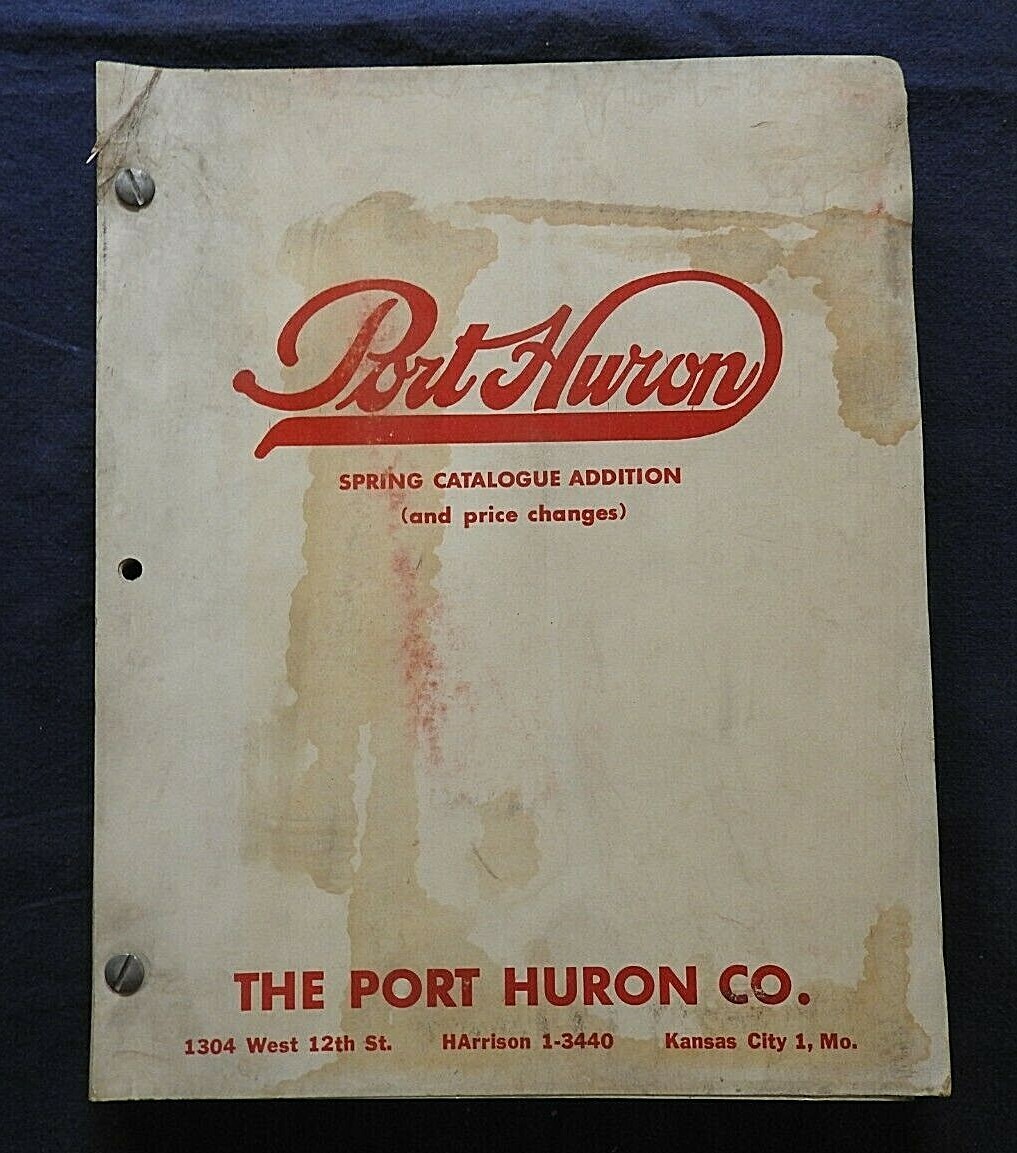 1958 Port Huron Farm Equipment Catalog Martin & Kennedy St. Louis MO Missouri