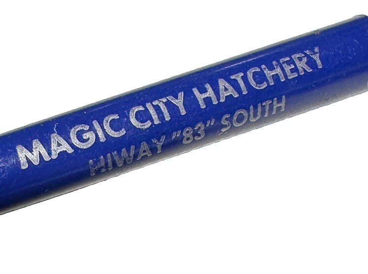 Vintage Minot North Dakota Magic City Hatchery Chicken Eggs Farming Ag Farm Pen
