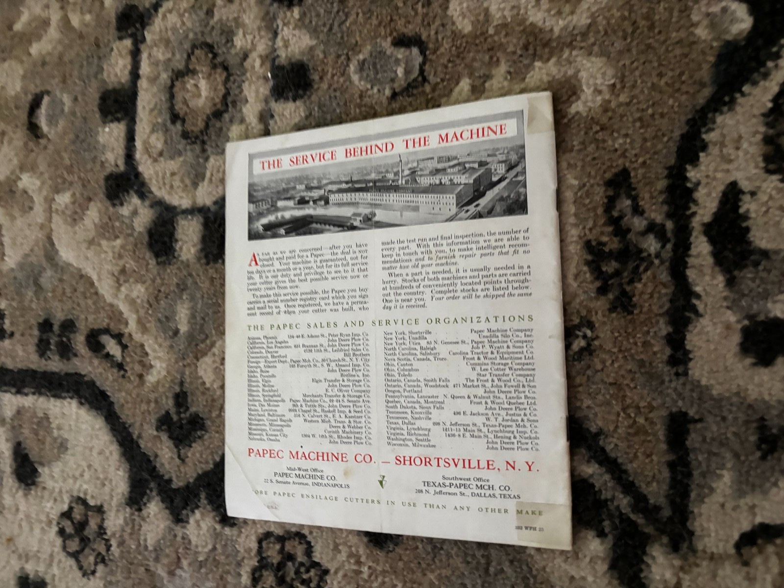 Papec Ensliage Cutters For 1932 Brochure DCPA26