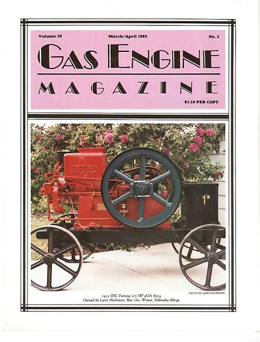 Metcalfe Manufacturing & Quincy Engine Company History, 1985 Gas Engine Magazine