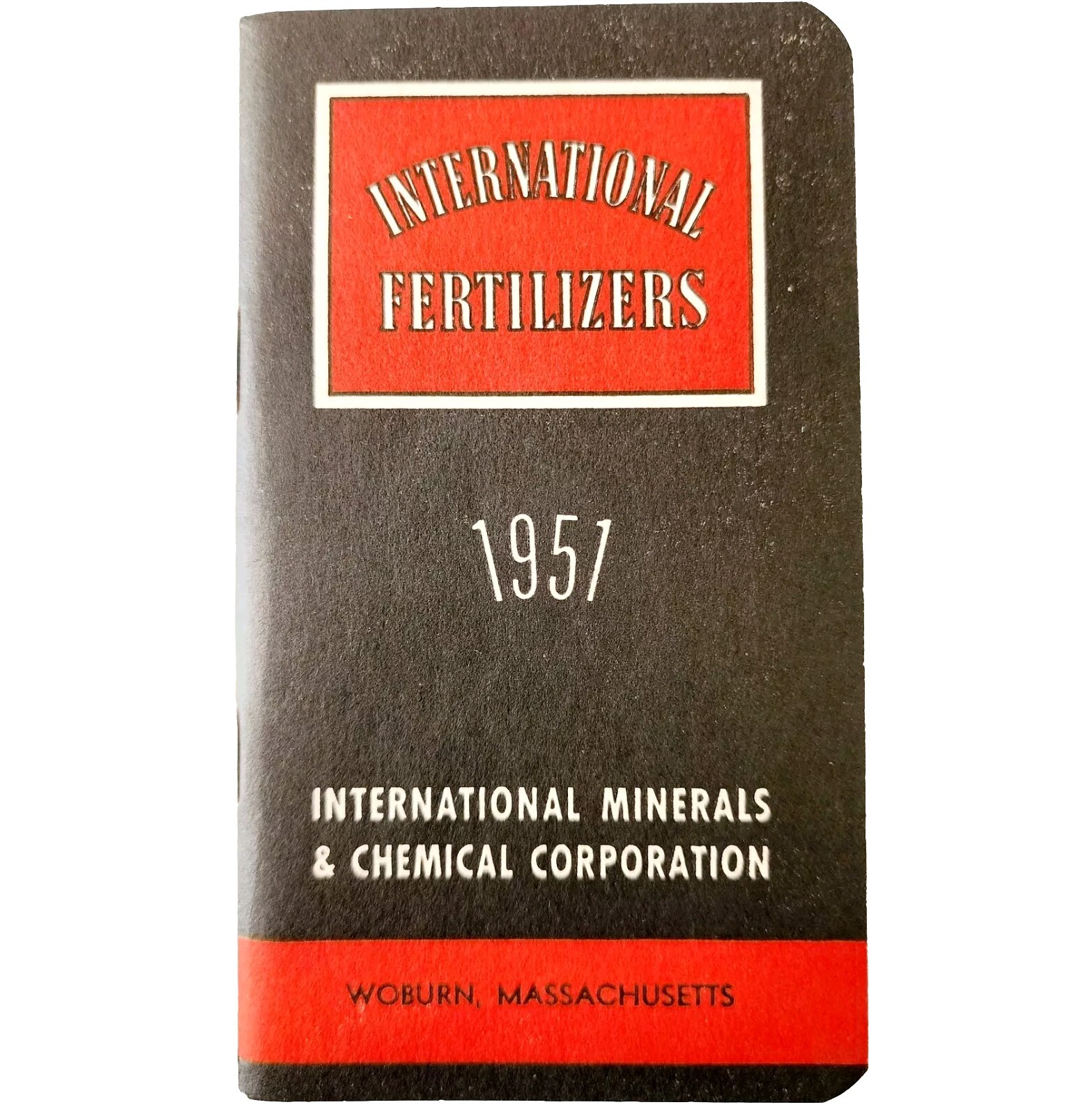 1951 International Fertilizer Memo Book With Calendar Notepad Booklet Mass E85F