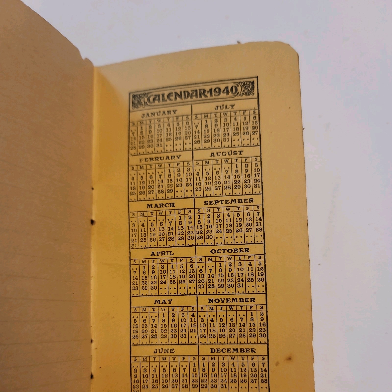 Armours Big Crop Fertilizer 1939 1940 Note Pad Atlanta Geogria