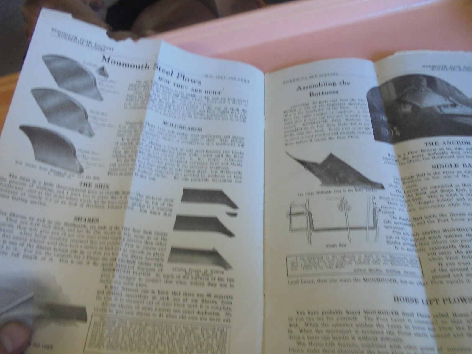 Vintage 1920&rsquo;s Monmouth Plow Factory Brochure