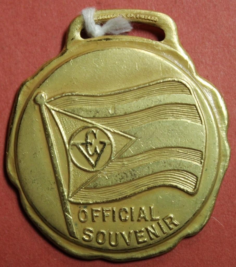 1910 Ohio Valley Exposition Cincinnati Watch Fob 1A6-29