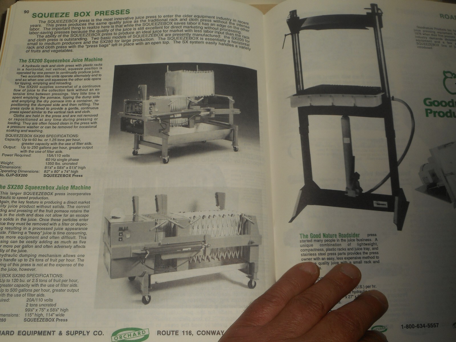 ORCHARD Equipment & Supply Co. 1992 MASTER CATALOG #4 & Rate Sheet APPLE FARMING