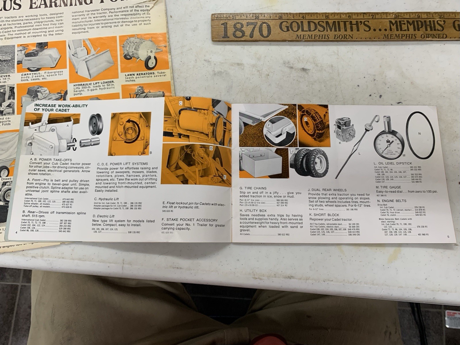 2 Cub Cadet IH Advertisements Prospective Buyers Guide Old Vintage Lawn Mower