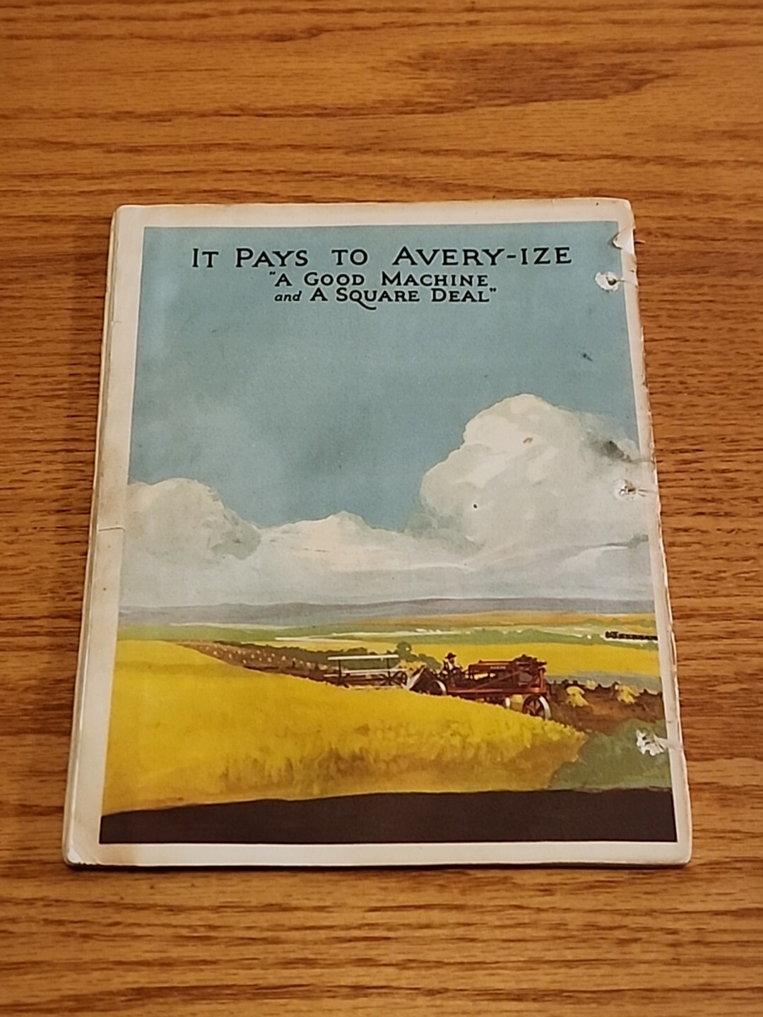 1921 Avery Engine Thrasher Tractor Dealer Catalog Brochure Peoria IL 96 Pages