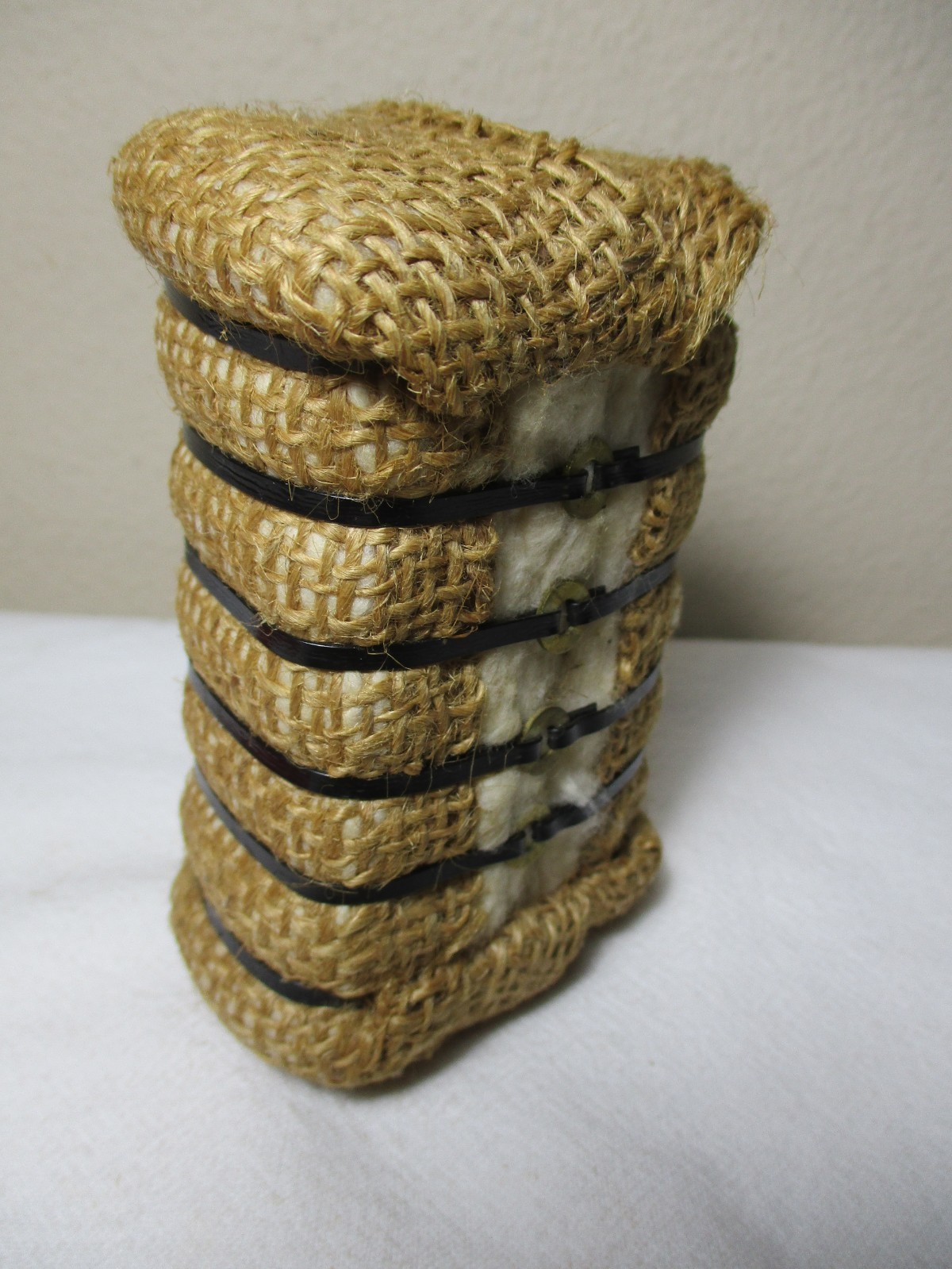 DIXIE MINIATURE SOUVENIR COTTON BALE with TAG