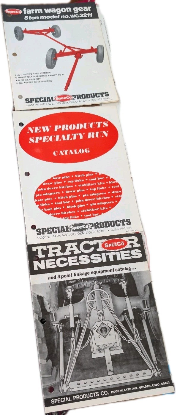 13 SpeeCo Agriculture Implement Attachments Advertising Brochures