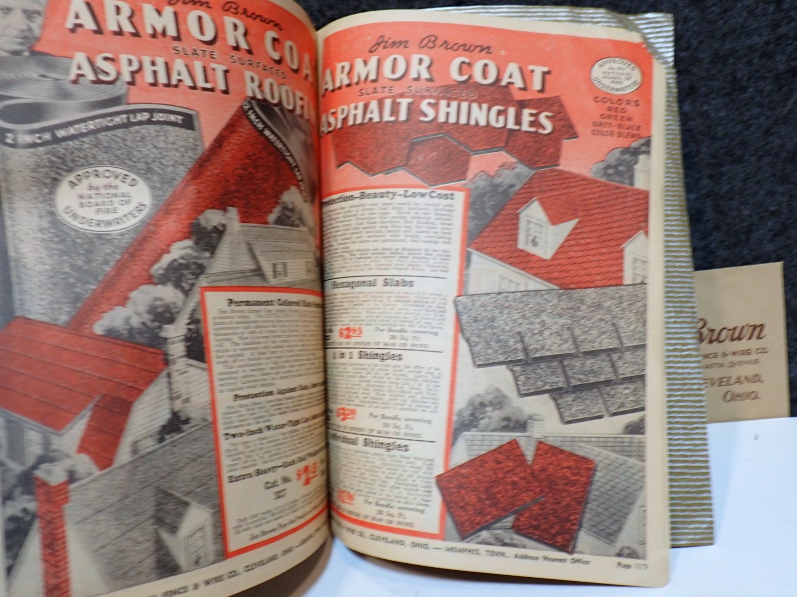 1937 JIM BROWN&rsquo;S FENCE & BARB WIRE PAINT HORSE HARNESS STOVE FARMING CATALOG