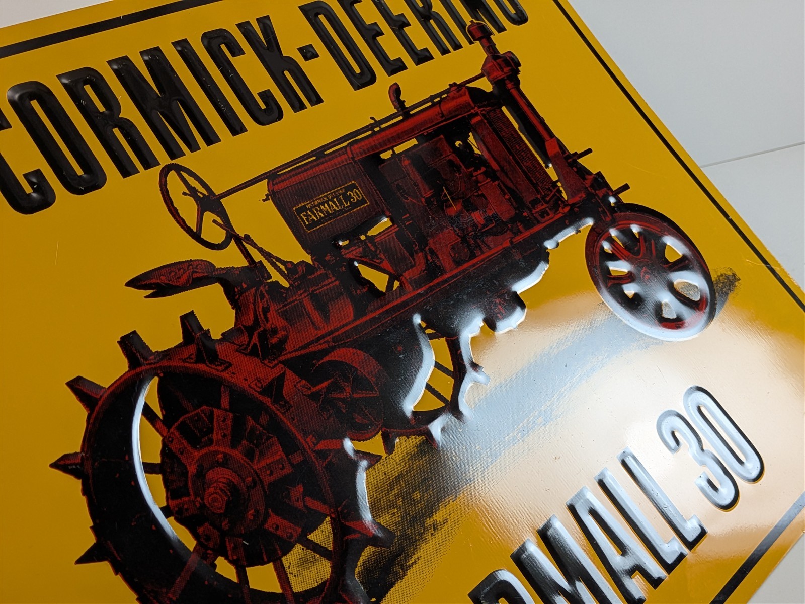McCormick-Deering Farmall 30 Tractor 14&Prime; Tin Sign