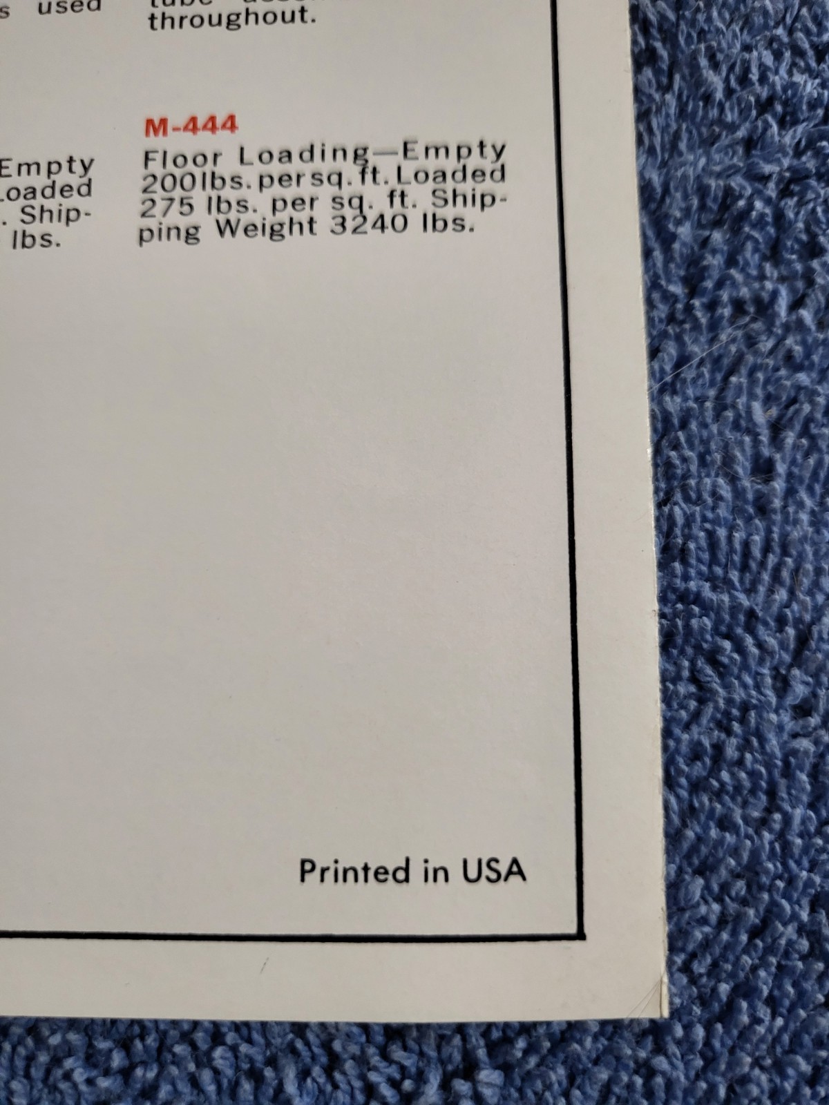 BROCHURE Vintage Melroe Bobcat M44 500 600 Skid Steer Loader Onan Kohler Wi 1966