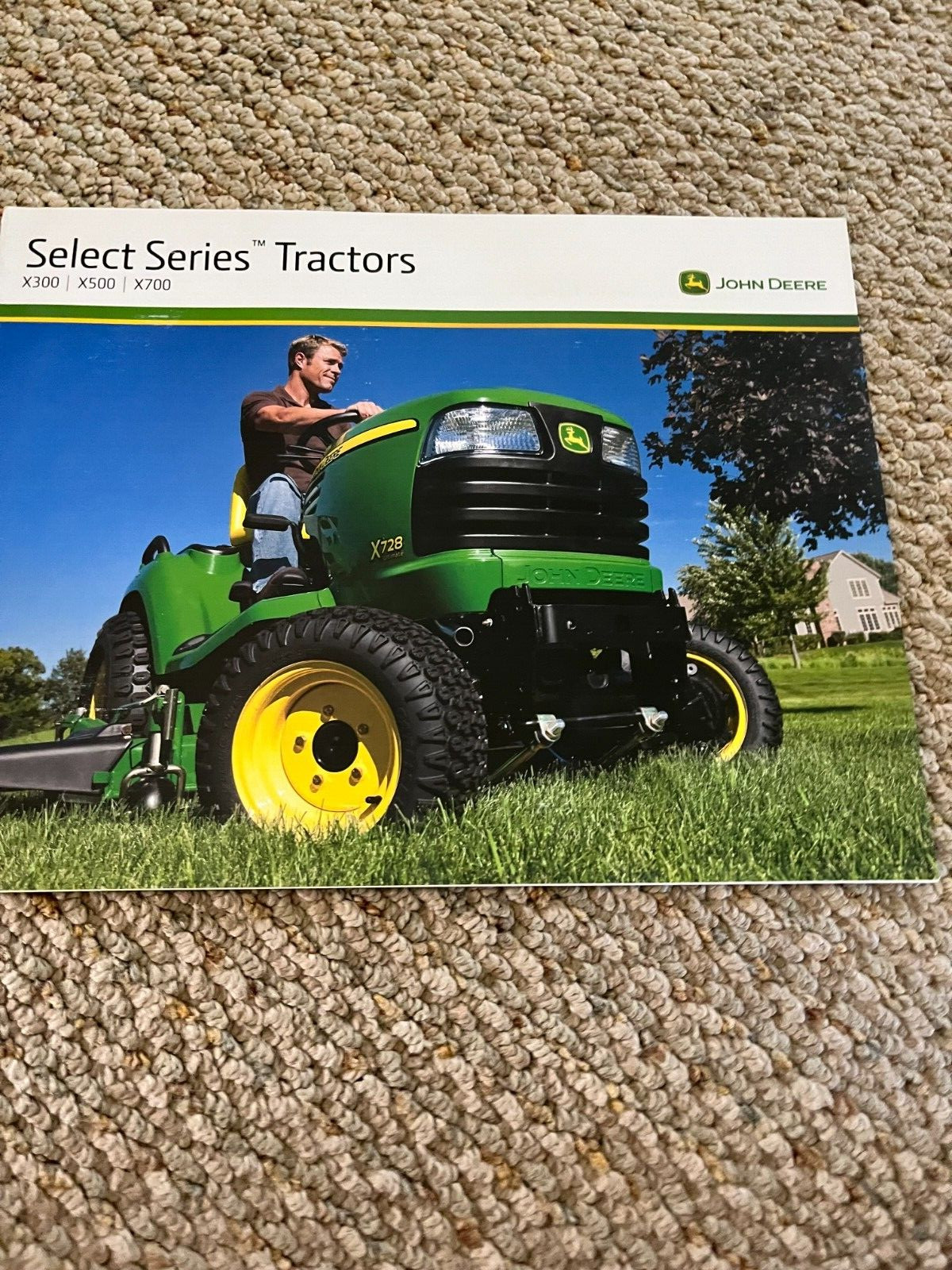 John Deere X300 X500 X700 Select Series Tractors For 2010 Brochure FCCA