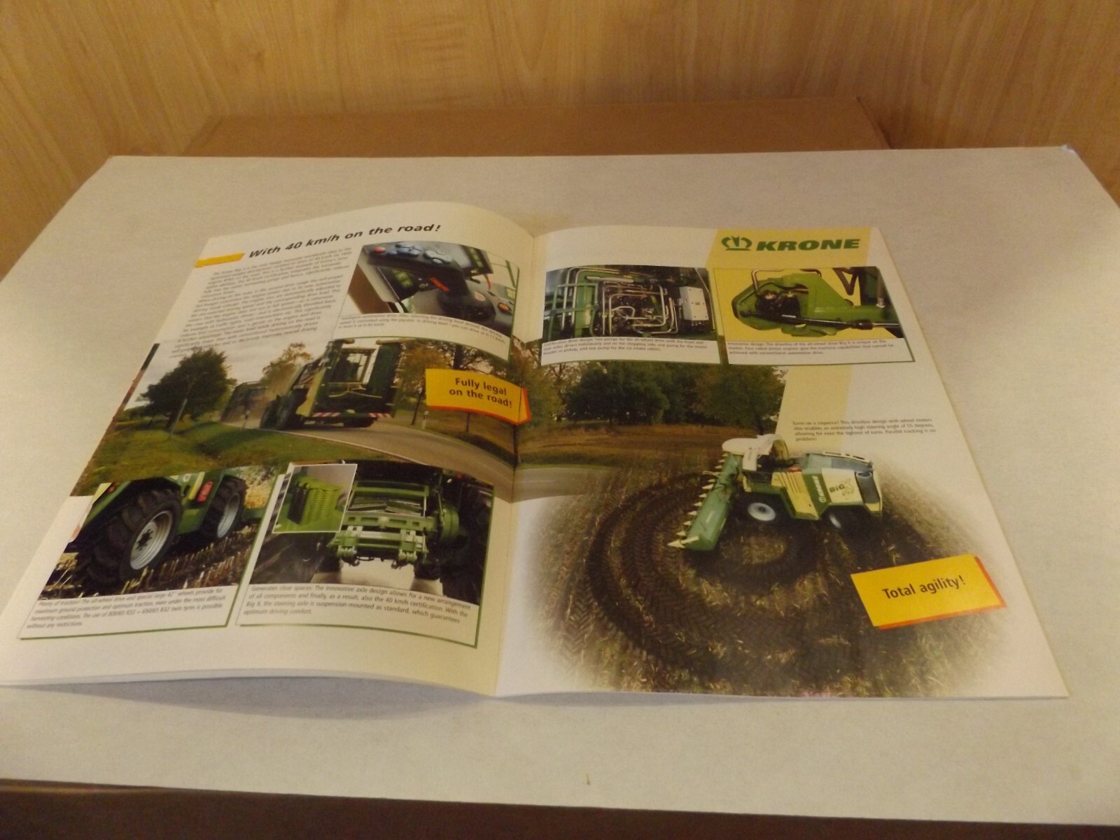 KRONE BIG X PRECISION CROP FORAGE HARVESTER. LITERATURE # BIGX 0401-0196