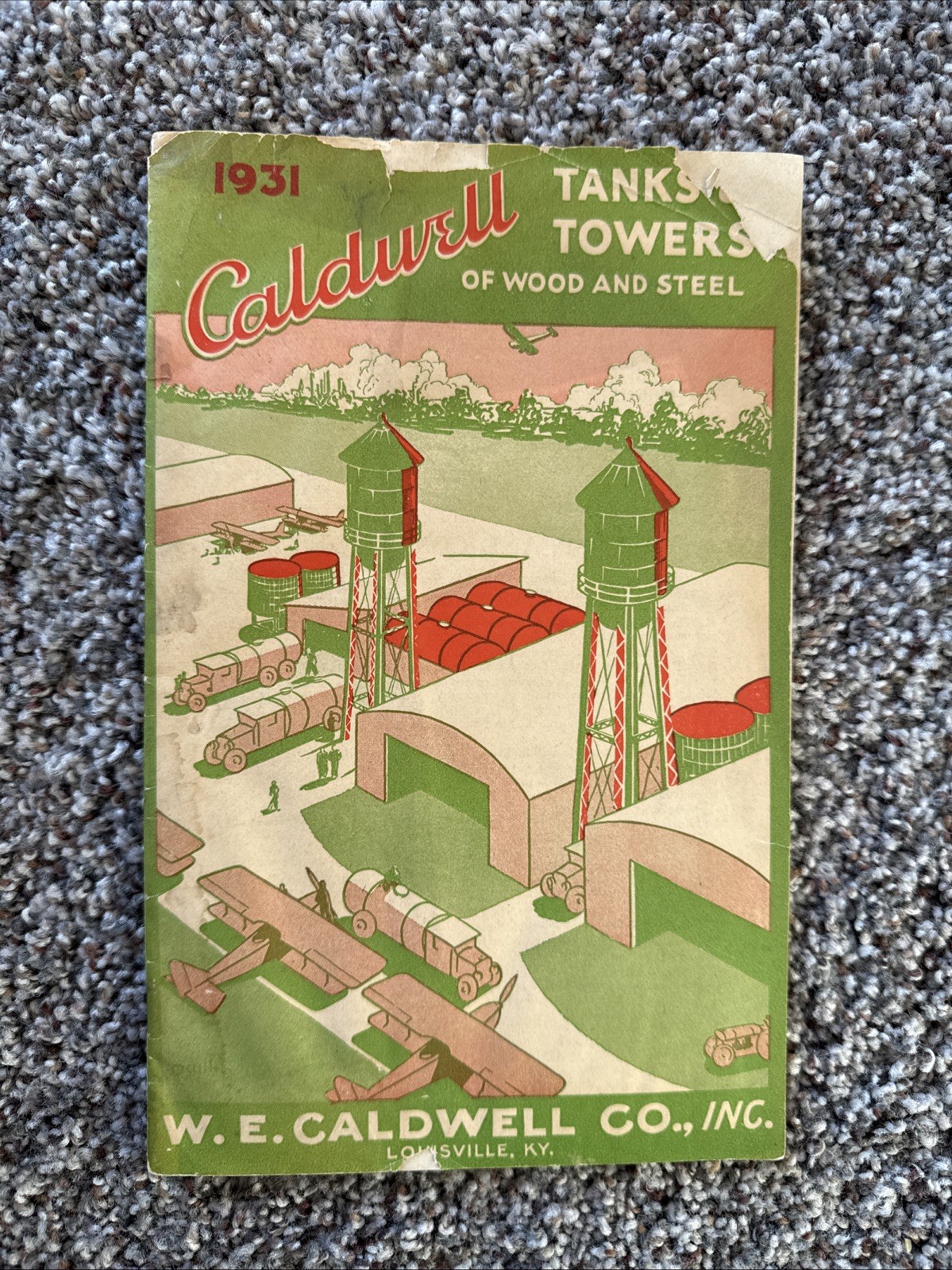 1931 Caldwell Tank Towers, Louisville, KY Advertising Catalog Brad Smith
