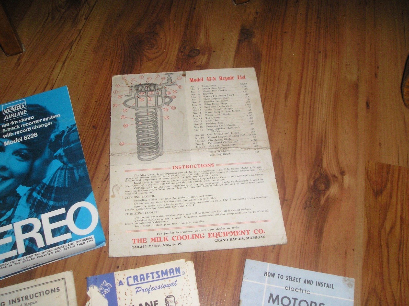 Hugh Lot of Farm Machine Equipment Factory Brochures Milking Toro Craftsman