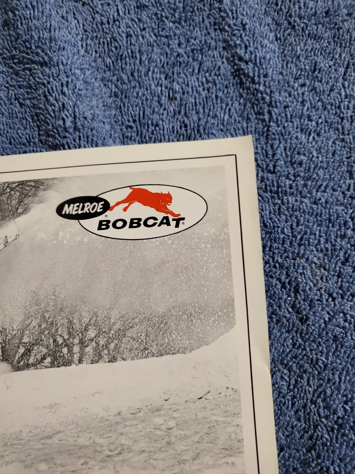 BROCHURE Vintage Melroe Bobcat M44 500 600 Skid Steer Loader Onan Kohler Wi 1966