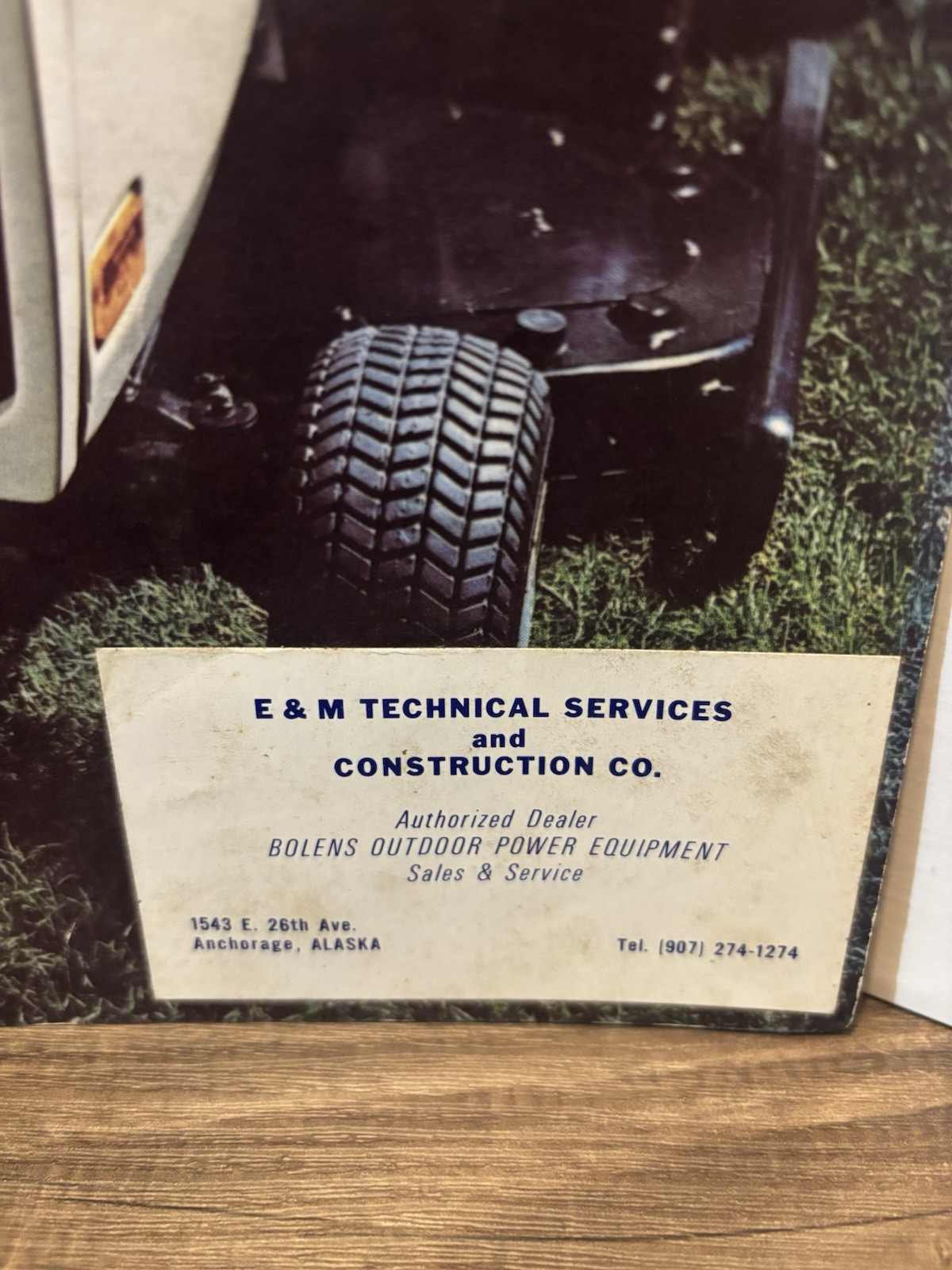 Vintage 1970’s BOLENS Lawnmower Lawn Garden Tractors BROCHURE. Alaska Dealer.