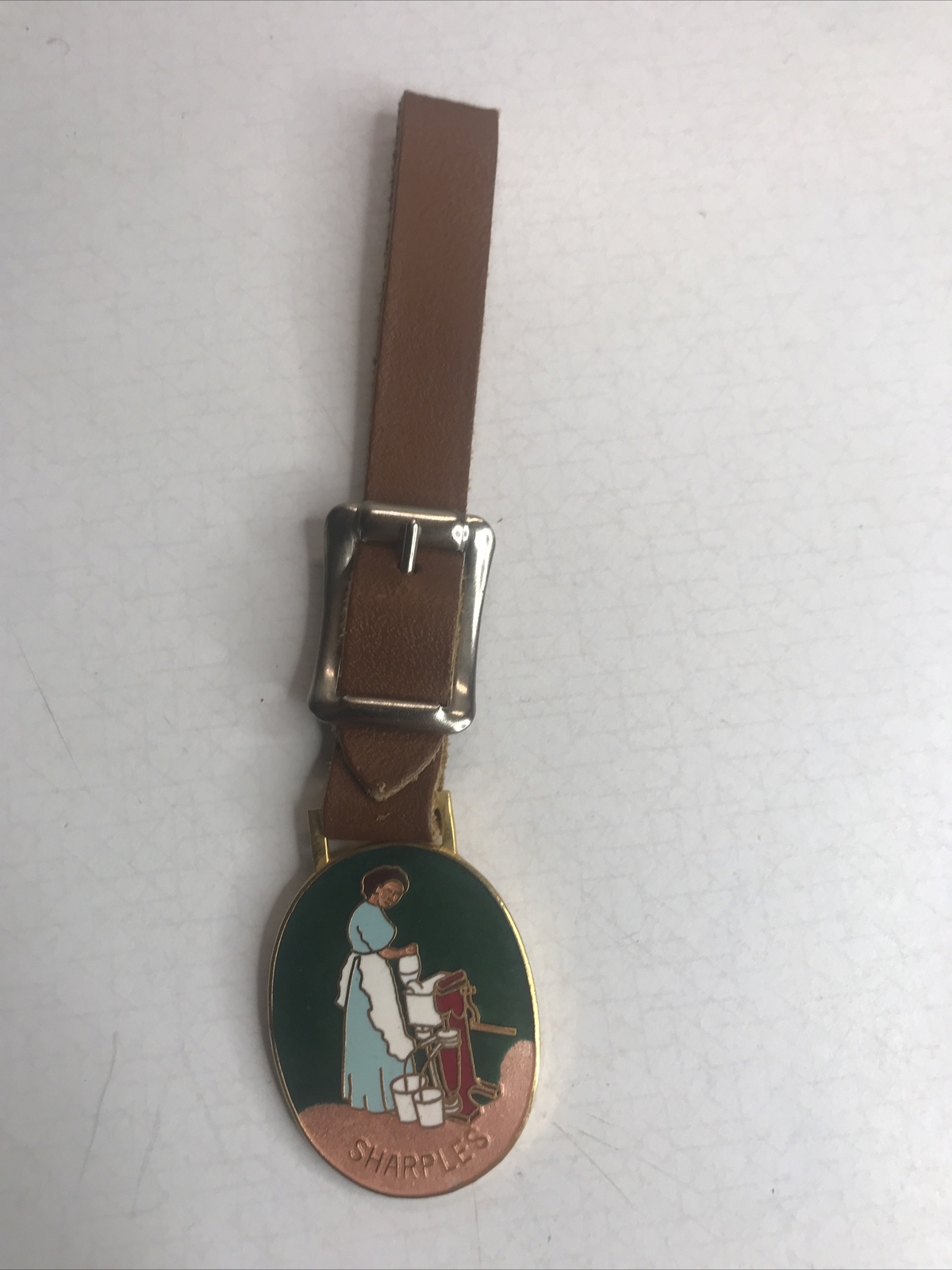SHARPLES Tubular Original Cream Separator Watch Fob